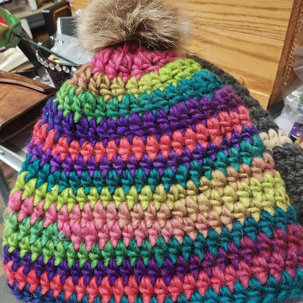 Gorgeous Hand Spun Merino Wool Beanie - Handmade - Really Boho - Original